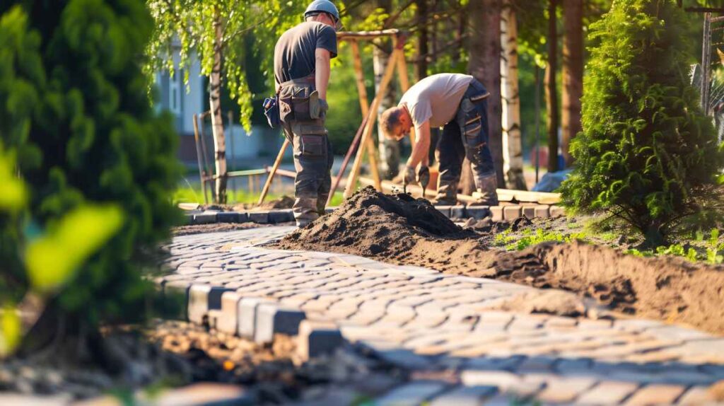 Landscapers Working For Company Who Acquired M&A Advisory For The Landscaping Sector