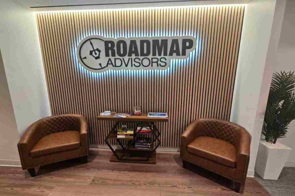 Sign of Roadmap Advisors in Office