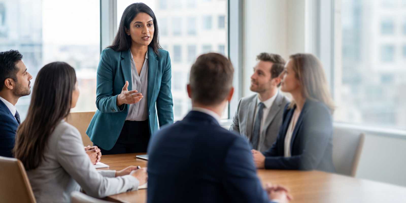 Buyers Discussing Business Strategy in a Meeting